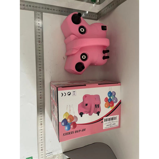 Pompa Electrica de Umflat Baloane, Doua Duze de Umflare, Putere 600W, Alimentare 220V, Accesorii Petreceri, Portabila, Roz