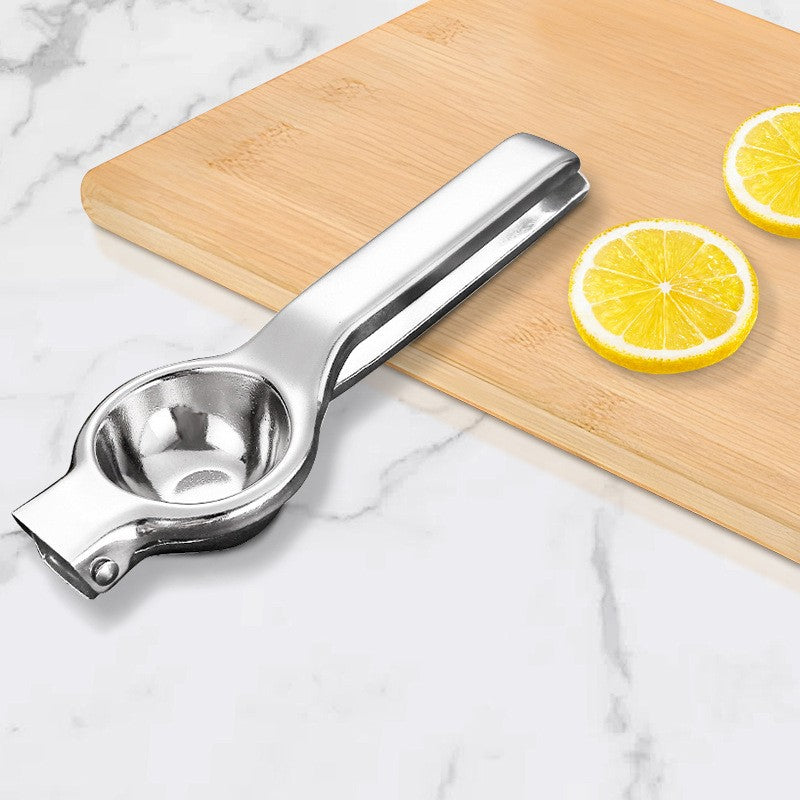 Storcator de Citrice Manual si Fructe Moi, Presa Manuala Ergonomica, Inox Inoxidabil, Argintiu, 20.5 x 7 cm