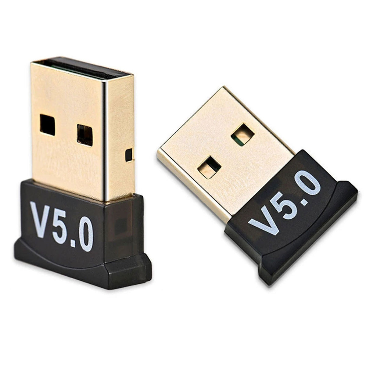Adaptor Bluetooth 5.0 Wireless pentru PC si Laptop, Interfata USB, Viteza 20 Mbps, Raza de Actiune 10-20 m, Negru