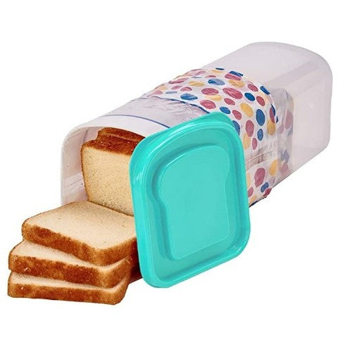 Cutie Depozitare Paine, Recipient pentru Prospetime Indelungata, Plastic Rezistent, Capacitate 5 Litri, 34 x 13 x 13 cm, Verde