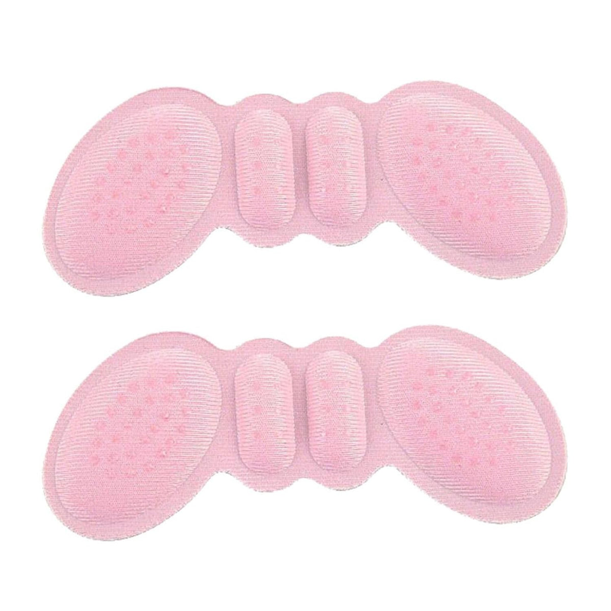 Set 2 Branturi cu Pernute pentru Calcai, Protectii Autoadezive Anti-Frecare si Amortizare 3D, Burete Moale si Material Textil, Marime Universala, Roz