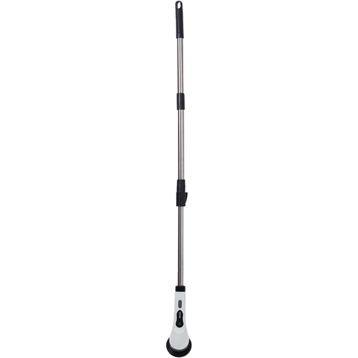 Perie Electrica de Curatare pentru Baie si Bucatarie, Maner Extensibil Detasabil 84-127 cm, Rotire 360 Grade, Acumulator 3000 mAh, Incarcare USB-C, 9 Capete Inlocuibile, Alb