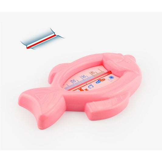 Termometru pentru Baie si Camera, Plutitor, Afisaj Temperatura Kerosen fara Mercur, Design Peste, Material ABS, 15.5x9.5x2 cm, Roz