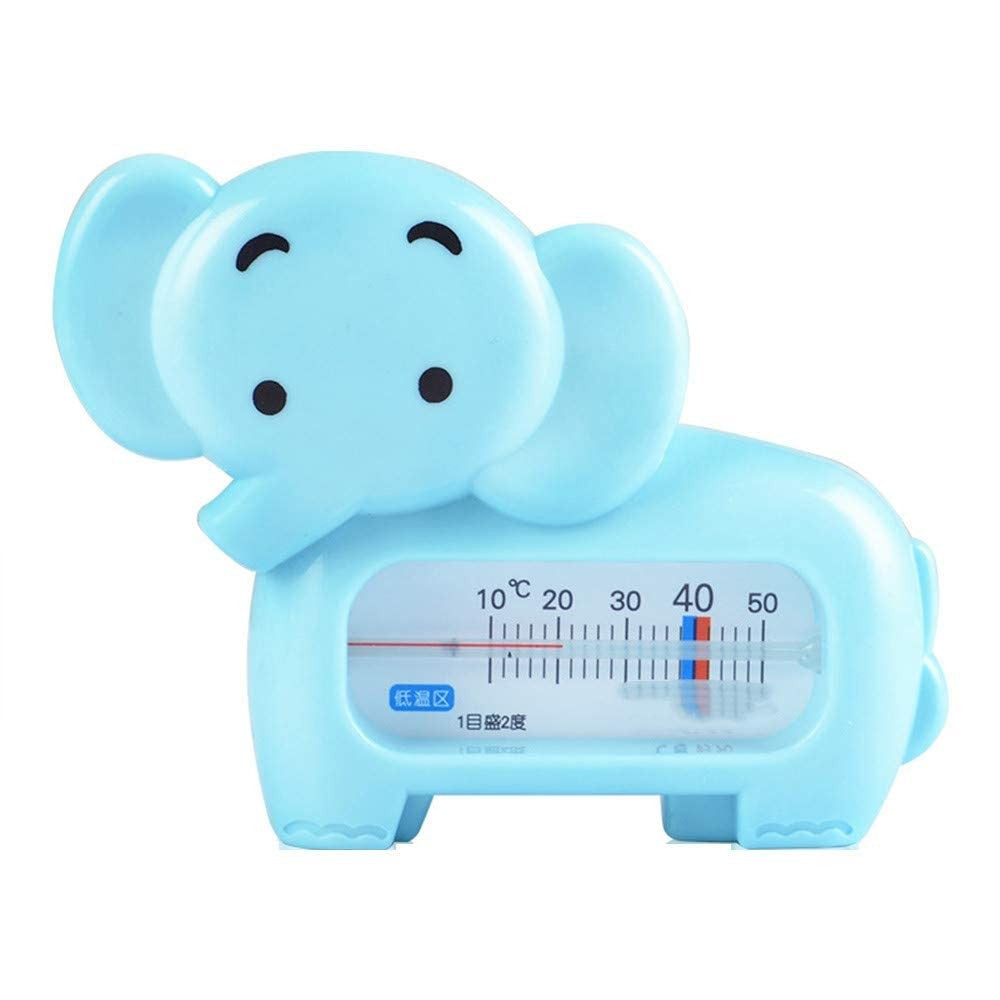 Termometru pentru Baie si Camera, Plutitor si Rezistent la Apa, Fara Mercur, Model Elefant, Material ABS, 11.5x9x2 cm, Albastru