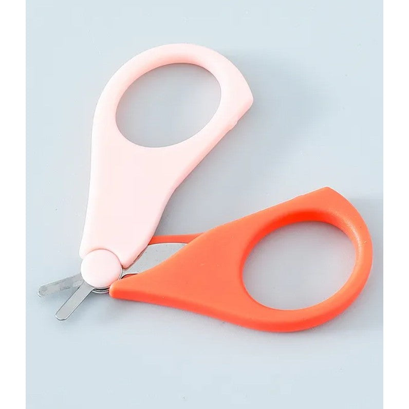 Set Îngrijire Unghii pentru Bebeluși, Trusă Completă cu Unghieră, Foarfece, Pilă și Pensetă, Suport Ursulet, Oțel Inoxidabil și Plastic, 0 Luni+, 10 x 9.5 cm, Roz