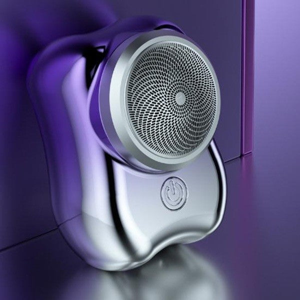 Aparat de Ras Electric Portabil, Mini Shaver Incarcare USB Type-C, Rezistent la Apa IPX7, Autonomie 60 min, ABS si Aliaj Aluminiu, 6.5 x 4.5 x 4 cm, Mov