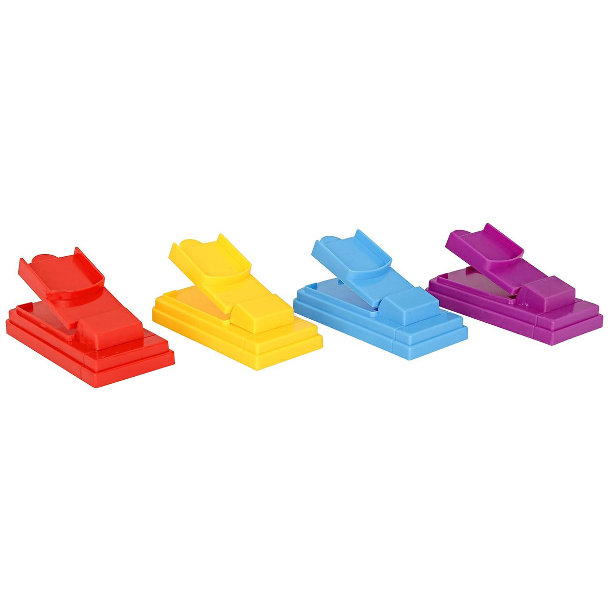 Joc Interactiv 4 Hats Off pentru Copii, Joc de Îndemânare cu Lansatoare și Figurine Pălării, Plastic, 2-4 Jucători, +3 Ani, Multicolor
