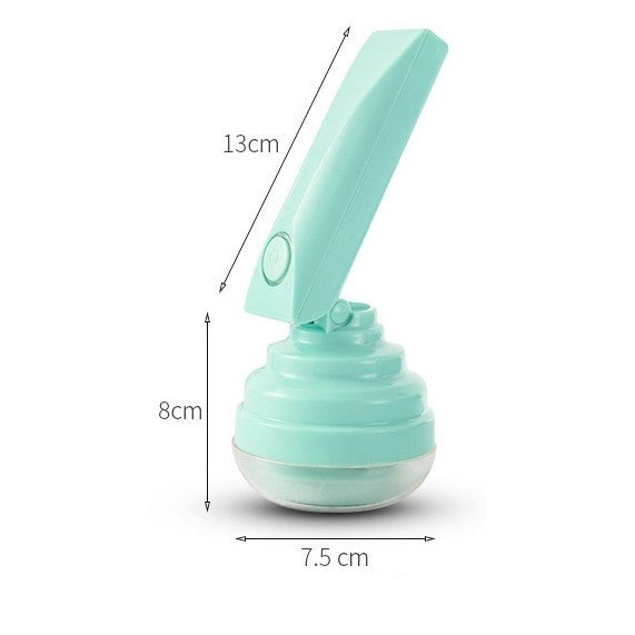Aparat Pentru Curatat Scame, Par Si Praf, Trimmer Textile Cu Lame Din Otel Inoxidabil, Maner Flexibil, Incarcare USB, 13x8 cm, Verde