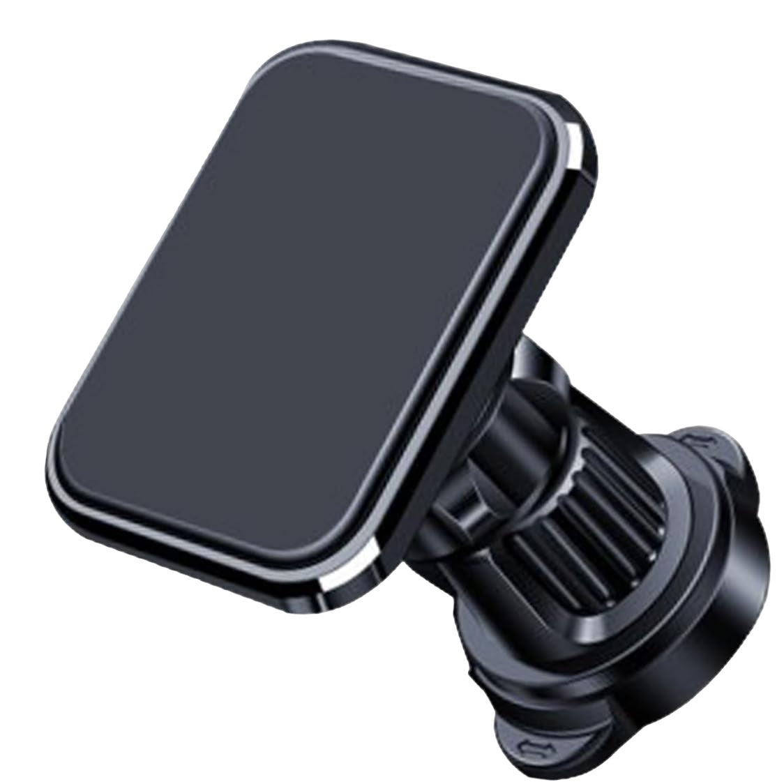 Suport Auto Telefon MagSafe, Prindere Grila Ventilatie, Magnet Puternic, Rotatie 360 Grade, Plastic si Silicon, 5.1x3.9 cm, Negru