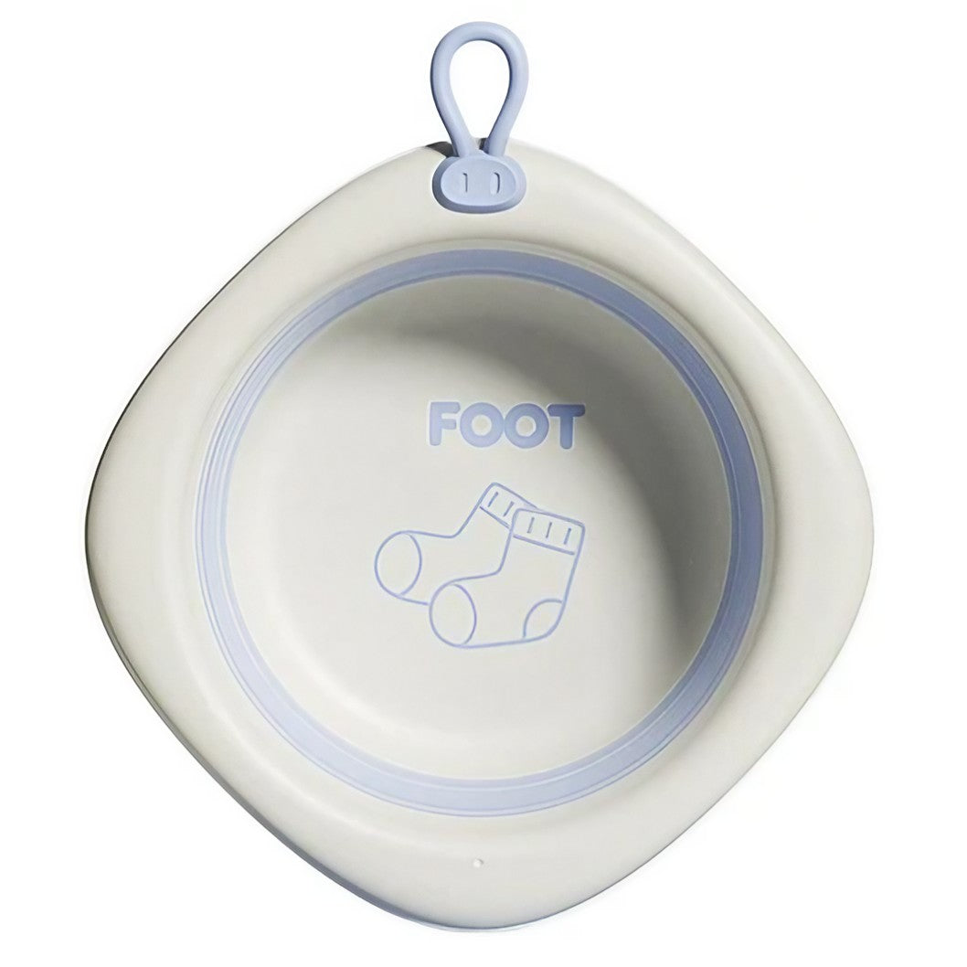 Cadita Pliabila pentru Bebelusi si Copii, Design Ergonomic cu Baza Antiderapanta, Model Romb, Plastic si Silicon, 3L, 31.5x31.5x3.5 cm, Mov