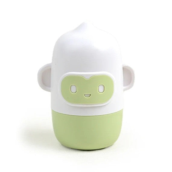 Set Îngrijire Unghii Bebeluși, Trusă Manichiură și Pedichiură 4 Piese cu Cutie Maimuță, Oțel Inoxidabil și ABS, 0 Luni+, Verde