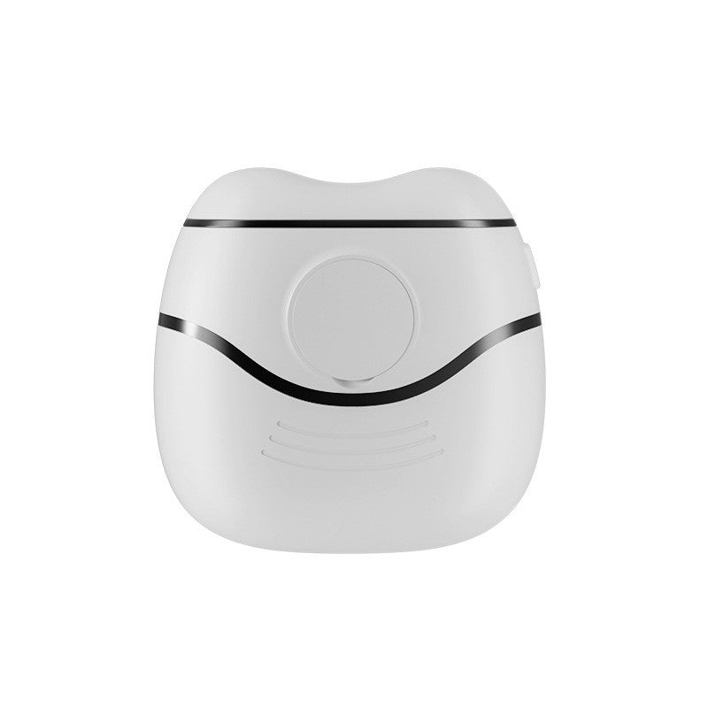 Unghiera Electrica pentru Copii si Adulti, Dispozitiv Portabil de Taiat si Pilat Unghiile, Zgomot Redus 50 dB, Alimentare 2 Baterii AA, 7.4 x 7.3 x 3 cm, Alb/Negru