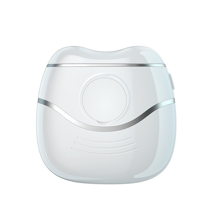 Unghiera Electrica pentru Copii si Adulti, Dispozitiv de Taiat si Pileat Unghii, Design Portabil, Silentioasa 50 dB, Functionare cu 2 Baterii AA, 7.4 x 7.3 x 3 cm, Alb