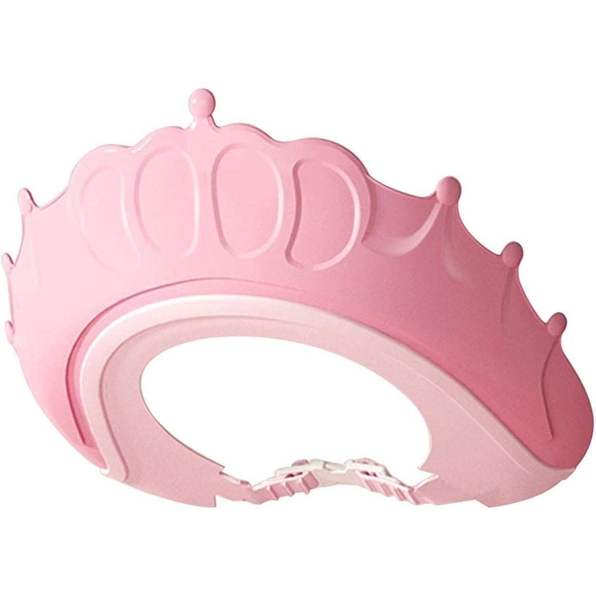 Fippy Viziera Protectie Baie pentru Copii si Bebelusi, Model Coronita, Protectie Ochi si Urechi Impotriva Samponului, Banda Ajustabila, TPE si Silicon Moale, 24x22 cm, Roz