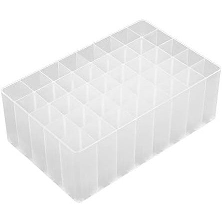 Suport Depozitare Markere si Stilouri, Organizator Multifunctional de Birou, Plastic Rezistent, 60 Spatii, Alb/Negru