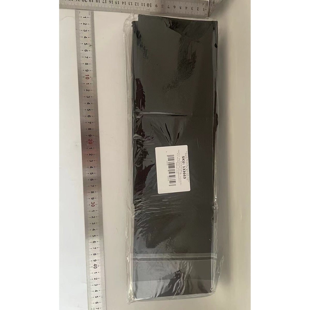 Organizator Pentru Sertar Si Dulap, Set 6 Piese Pliabile Si Stivuibile, Depozitare Lenjerie Si Tricouri, Tesatura Ecologica, 3 Marimi, Negru