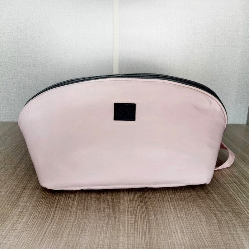 Geanta Organizator Lenjerie 3 in 1 pentru Calatorii, Depozitare Sutiene si Sosete, Deschidere 180 Grade cu Maner, Poliester Respirabil, 23 x 13 x 13 cm, Roz