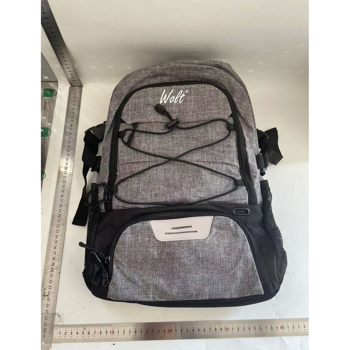 Rucsac Baschet si Sport Multifunctional, Compartiment Minge si Incaltaminte, Spatiu Laptop, Panza Oxford Impermeabila, Capacitate 32 Litri, 45x32x22 cm, Gri-Negru