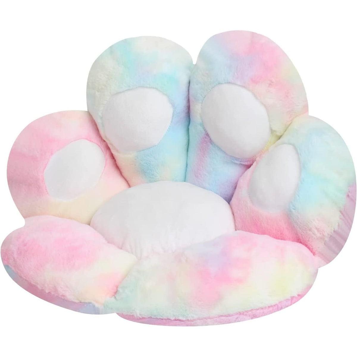 Perna Decorativa Labuta de Pisica, Sezut Ergonomic pentru Scaun sau Podea, Material Plus Moale si Umplutura Bumbac PP, 80 x 70 cm, Multicolor