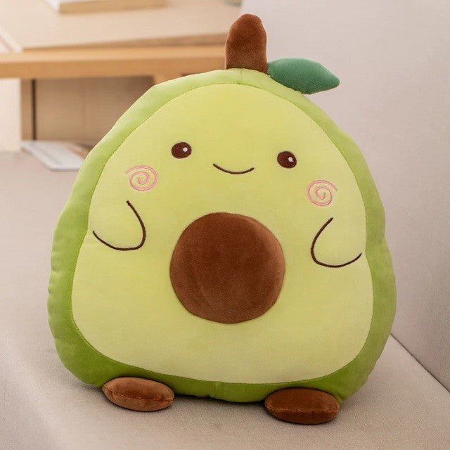 Pătură 2în1 cu Pernă Jucărie Model Avocado, Set Multifuncțional cu Depozitare, Microfibră Flanel și Pluș Moale, 1x1.7 m, Verde