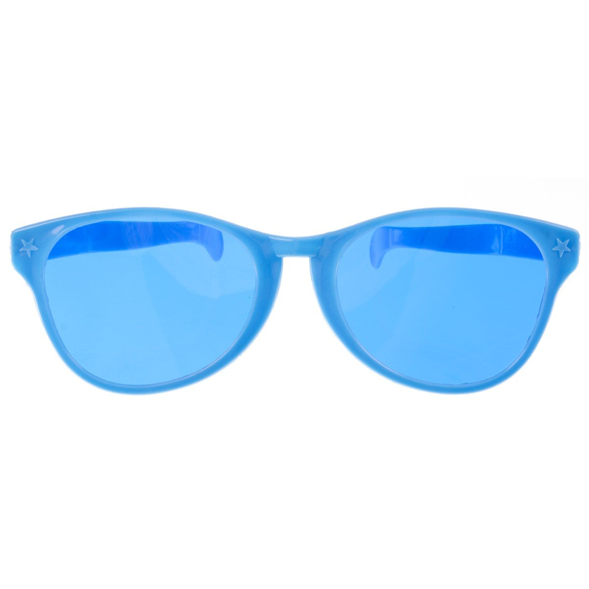 Ochelari Deghizare Oversize, Accesorii Photo Booth si Petreceri Tematice, Design Patrat, Material Plastic, 26 x 9 cm, Albastru