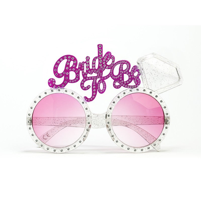 Ochelari Decorativi Bride To Be, Accesorii Petrecerea Burlacitelor, Rama Tematica Nunta, Plastic, Roz