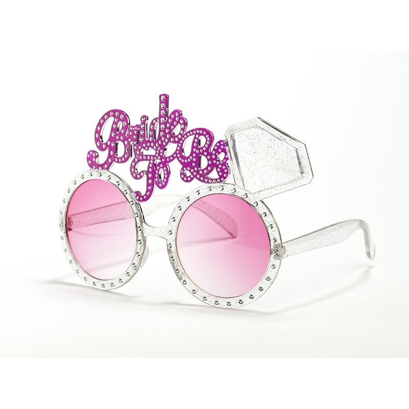 Ochelari Decorativi Bride To Be, Accesorii Petrecerea Burlacitelor, Rama Tematica Nunta, Plastic, Roz