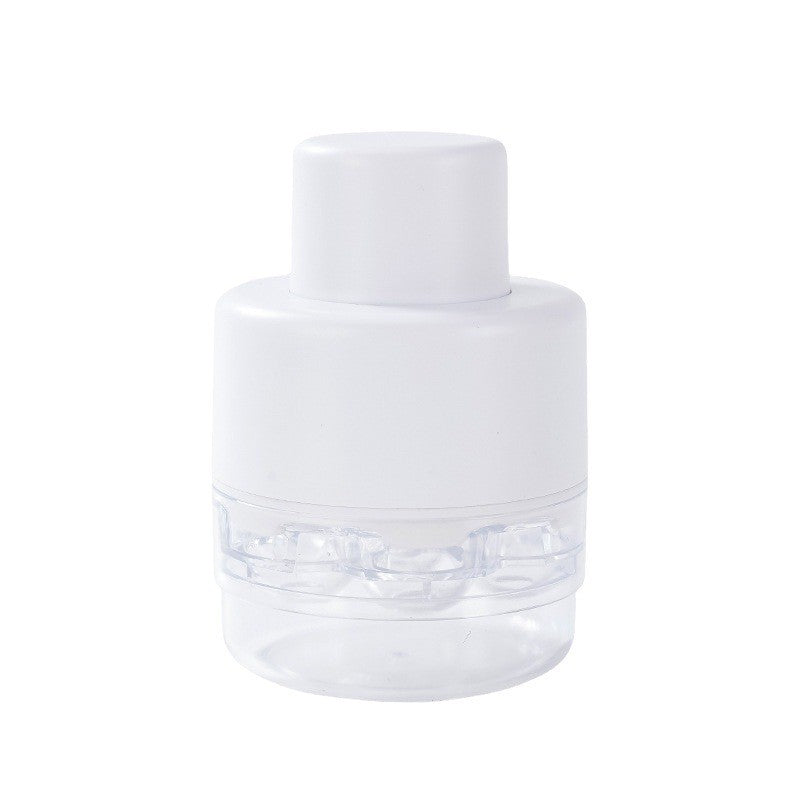 Dispozitiv Manual de Scos Samburi pentru Cirese si Masline, Capacitate 7 Gauri, Plastic ABS si AS, 13 x 9.2 cm, Alb