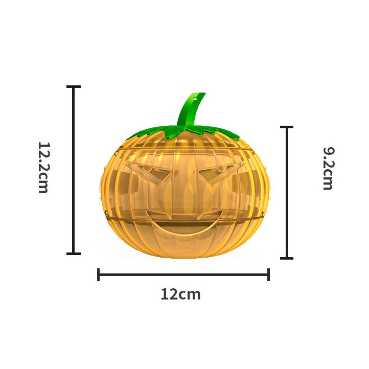 Set 2 Capcane pentru Insecte si Muste de Fructe, Design Forma de Dovleac, Utilizare Interior si Exterior, Material ABS Rezistent, 12x9.2x12.2 cm, Portocaliu