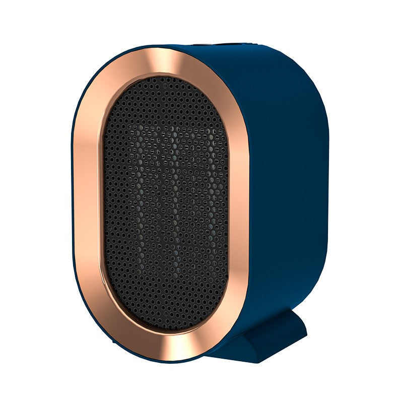 Mini Incalzitor Electric Tip Radiator, Element PTC Ceramic, Putere 1200 W, Termostat Reglabil, Design Portabil, 19.5 x 12.5 x 12.5 cm, Albastru