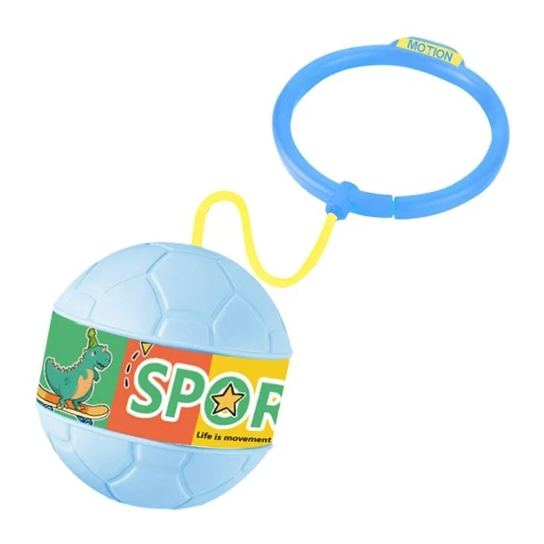 Minge Pentru Sarit Tip Coarda Hula Hoop, Functie Iluminat LED, Jucarie Coordonare Motorie, Plastic si Cauciuc, 4-6 Ani, Albastru