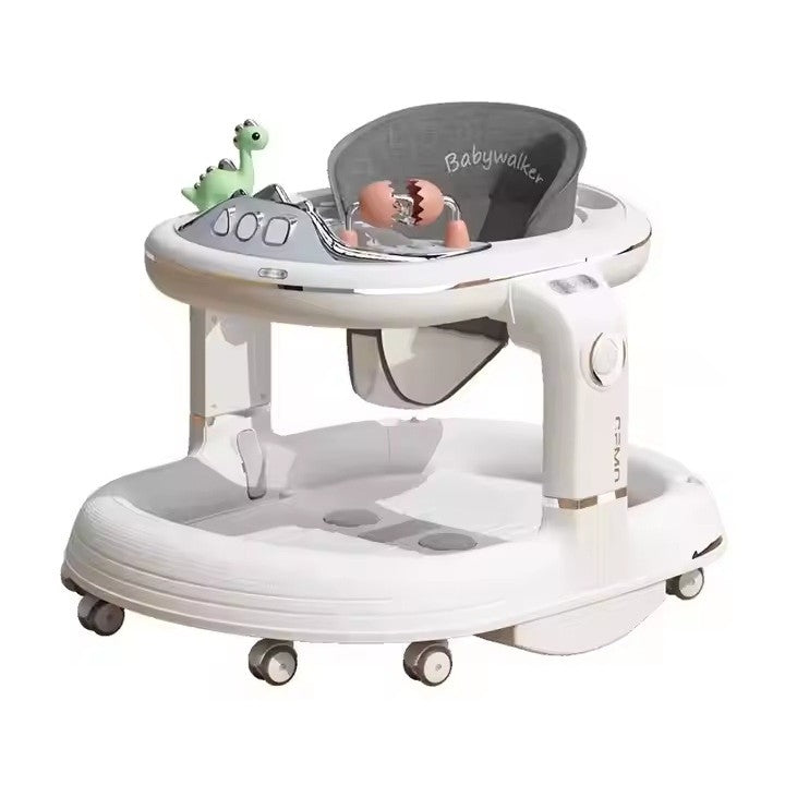Premergator 4 In 1, Antemergator, Balansoar Si Scaun Masa, Functie Muzicala, Inaltime Reglabila, Sistem Antirasturnare, Material ABS, Greutate Maxima 25 kg, +6 Luni, Alb