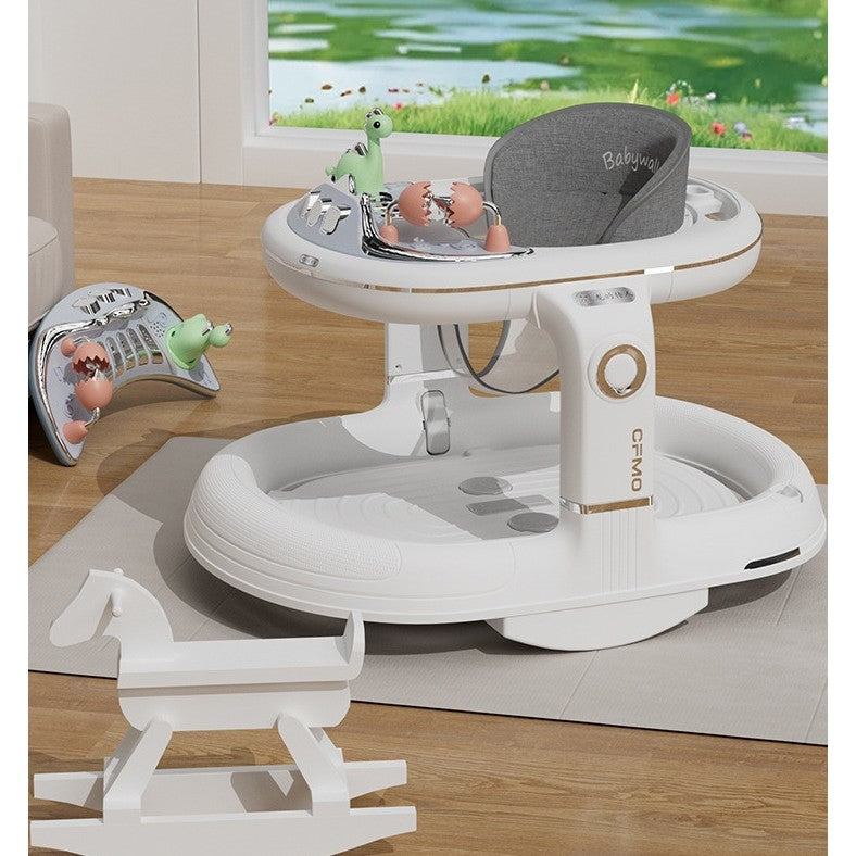 Premergator 4 In 1, Antemergator, Balansoar Si Scaun Masa, Functie Muzicala, Inaltime Reglabila, Sistem Antirasturnare, Material ABS, Greutate Maxima 25 kg, +6 Luni, Alb