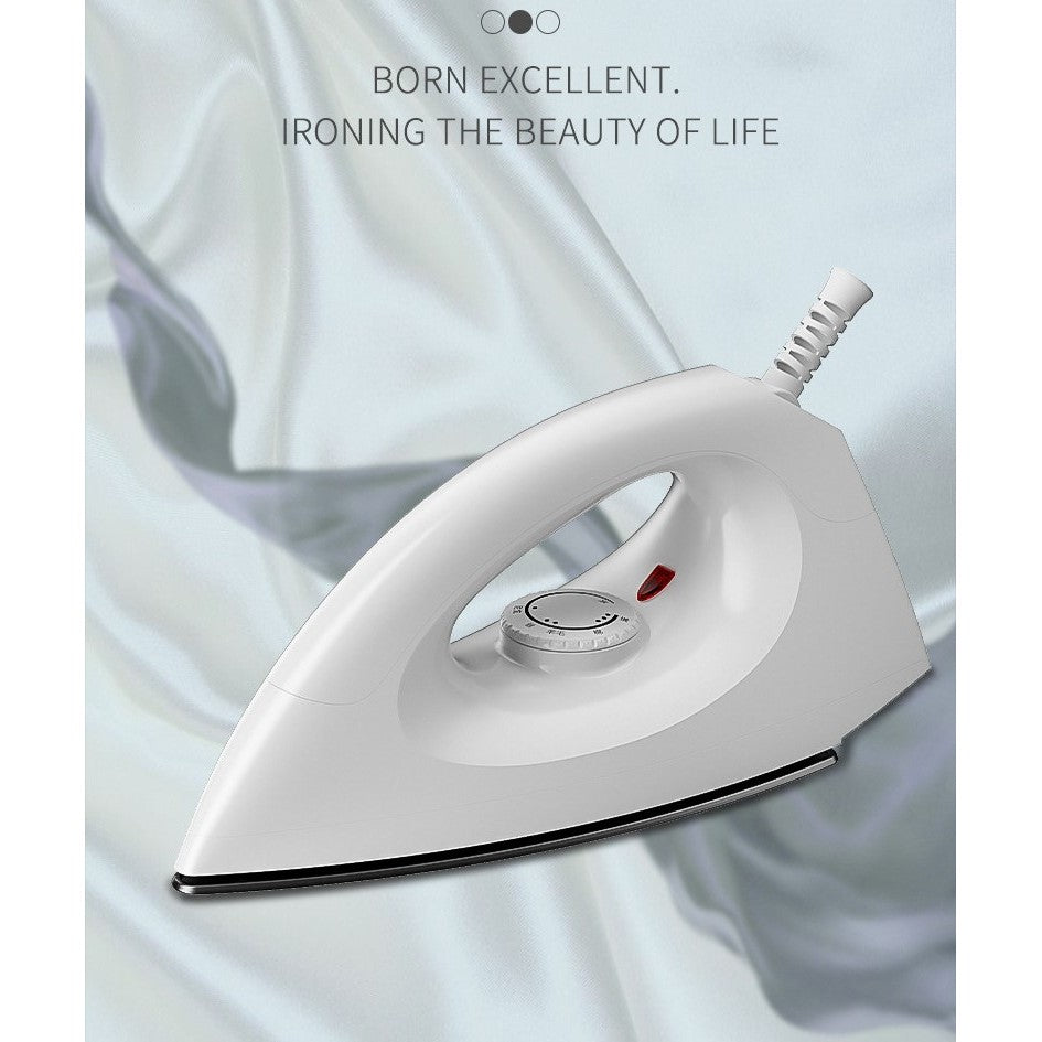 Royal Fier de Calcat pentru Calatorii, Talpa Ceramica Antiaderenta, Design Ergonomic Compact, 1000W, 24.5x10.5x11.7 cm, Alb