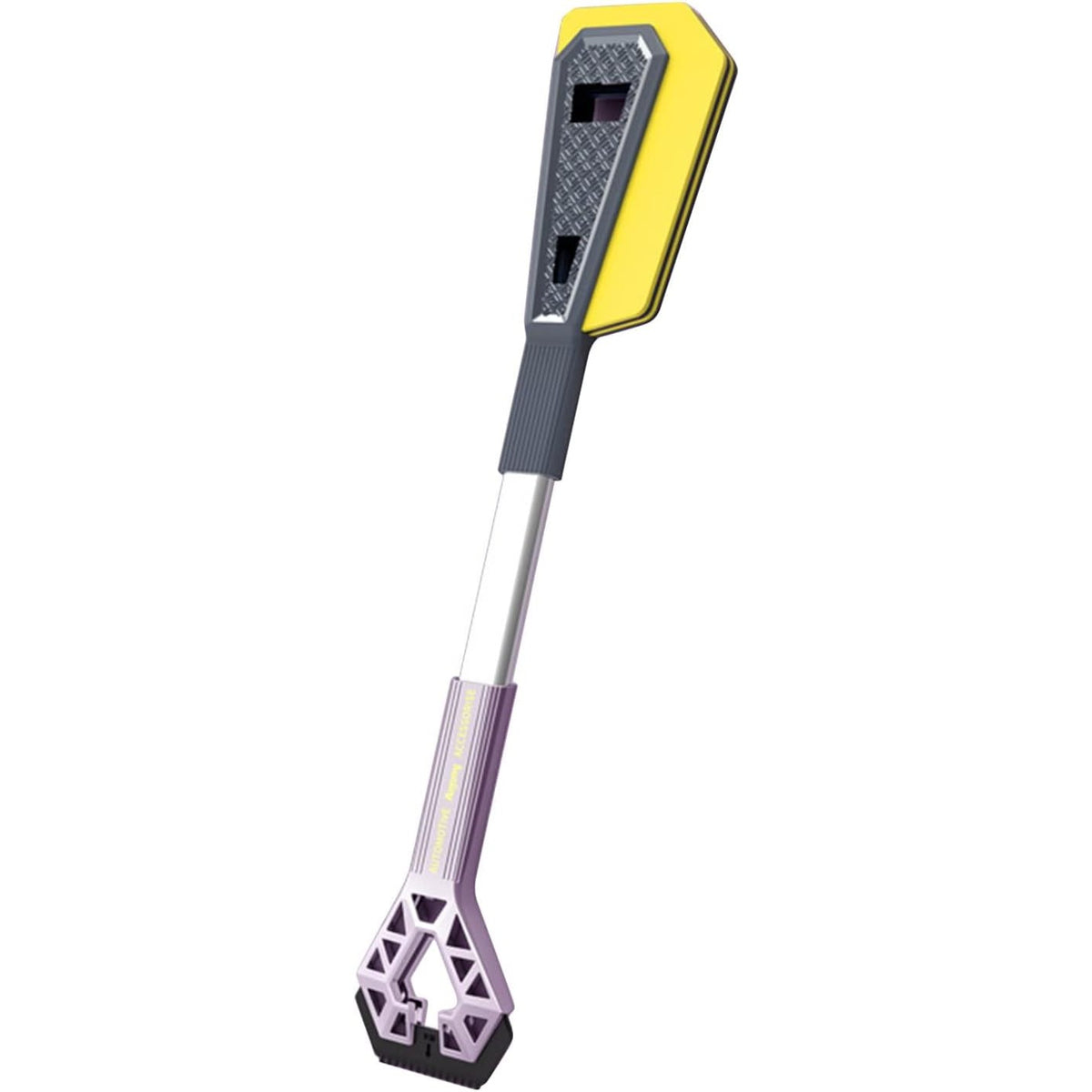 Racleta Auto pentru Zapada si Gheata, Doua Capete Interschimbabile, Maner Ergonomic Detasabil, Plastic Rezistent, 61x12.5 cm, Mov