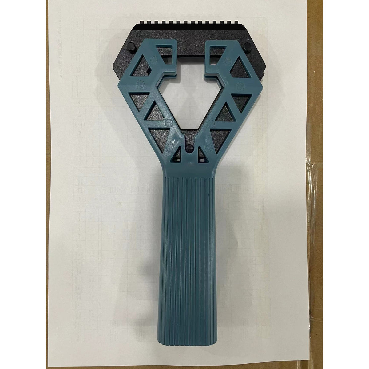 Racleta Auto pentru Zapada si Gheata, Capat Dublu, Maner Ergonomic Detasabil, Plastic Rezistent, 23.5x4.3 cm, Albastru