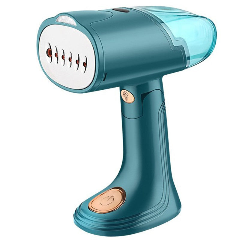 Aparat de Calcat cu Abur Vertical, Dispozitiv Portabil pentru Haine si Calatorii, Putere 1500W, Rezervor 160 ml, 220V, Turcoaz