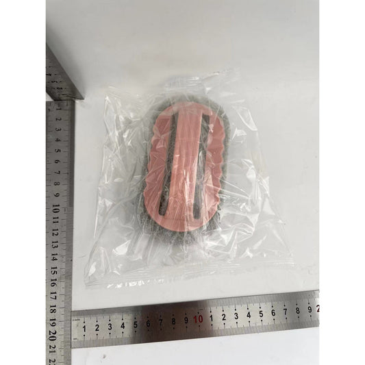 Perie Burete pentru Curățat cu Mâner Ergonomic, Abrazivă pentru Gresie, Baie și Bucătărie, Plastic și Spumă, Roz