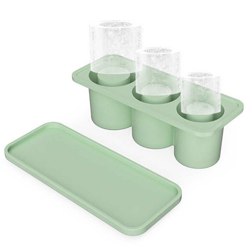 Forma pentru Gheata, Silicon Flexibil, Bile Rotunde, Inghetare Rapida, 20.7 x 8.4 x 6.5 cm, Verde