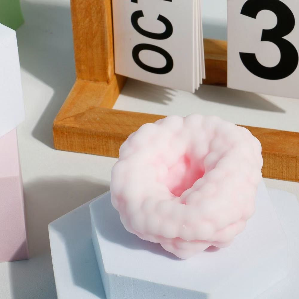Jucarie Antistres Squishy, Material Cauciuc Termoplastic, Roz, 2.5 cm