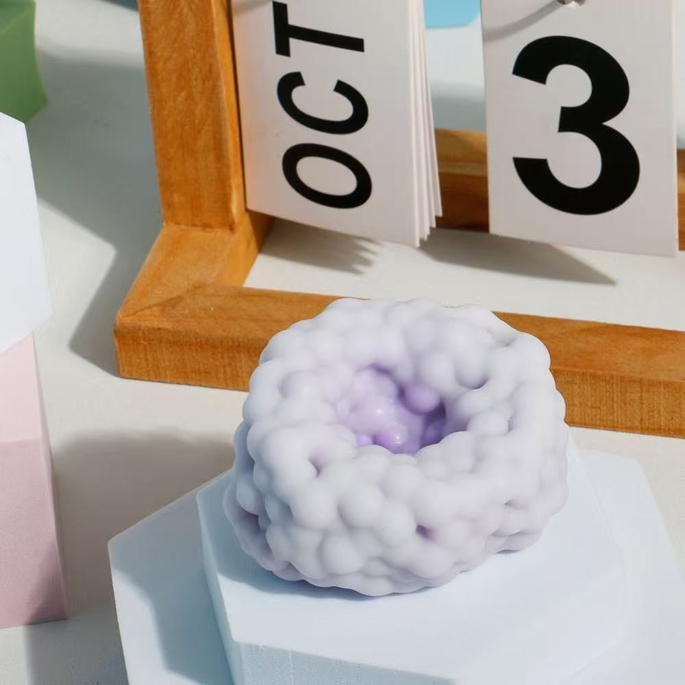 Jucărie Antistres Squishy, Material Cauciuc Termoplastic, Mov, 2.5 cm