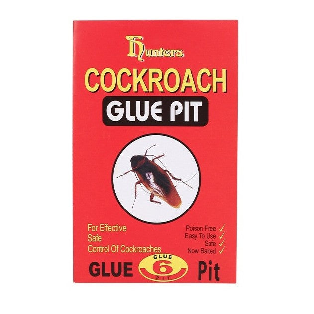 Capcana Adeziva pentru Gandaci si Insecte Taratoare, Tip Casuta cu Atractant Integrat, Non-Toxica fara Otrava, pentru Interior, Carton si Lipici, 22 x 14 cm, Rosu, Set 6 Bucati