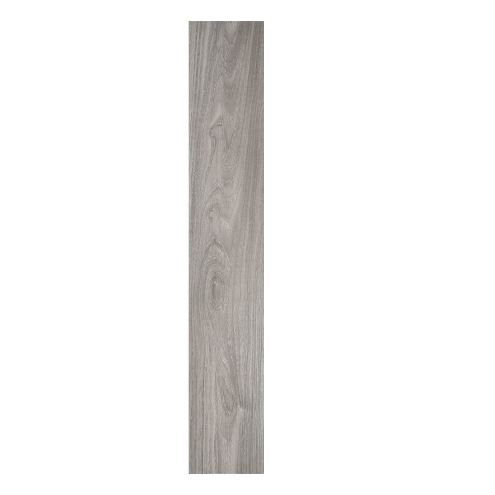Placi Autoadezive Pentru Pardoseala, LVT Impermeabil si Ignifug, Aspect Lemn, PVC cu 6 Straturi, Set 36 Bucati, 5 m2, 91.44 x 15.24 cm, Grosime 1.5 mm, Gri