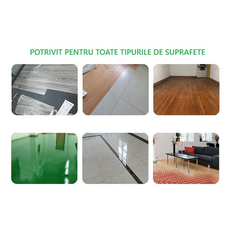 Set 36 Placi Autoadezive pentru Pardoseala, LVT din PVC Impermeabil si Ignifug, Aspect Lemn Natural, 91.44 x 15.24 cm, Grosime 1.5 mm, Acoperire 5 m2, Model 11, Crem