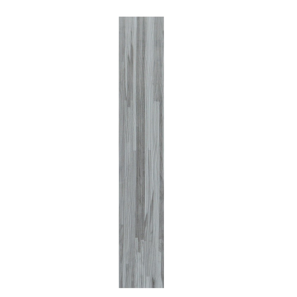 Set 36 Placi Autoadezive pentru Pardoseala, PVC Impermeabil si Ignifug, Textura Lemn, 91.44 x 15.24 cm, Grosime 1.5 mm, Acoperire 5 m2, Model 4, Gri