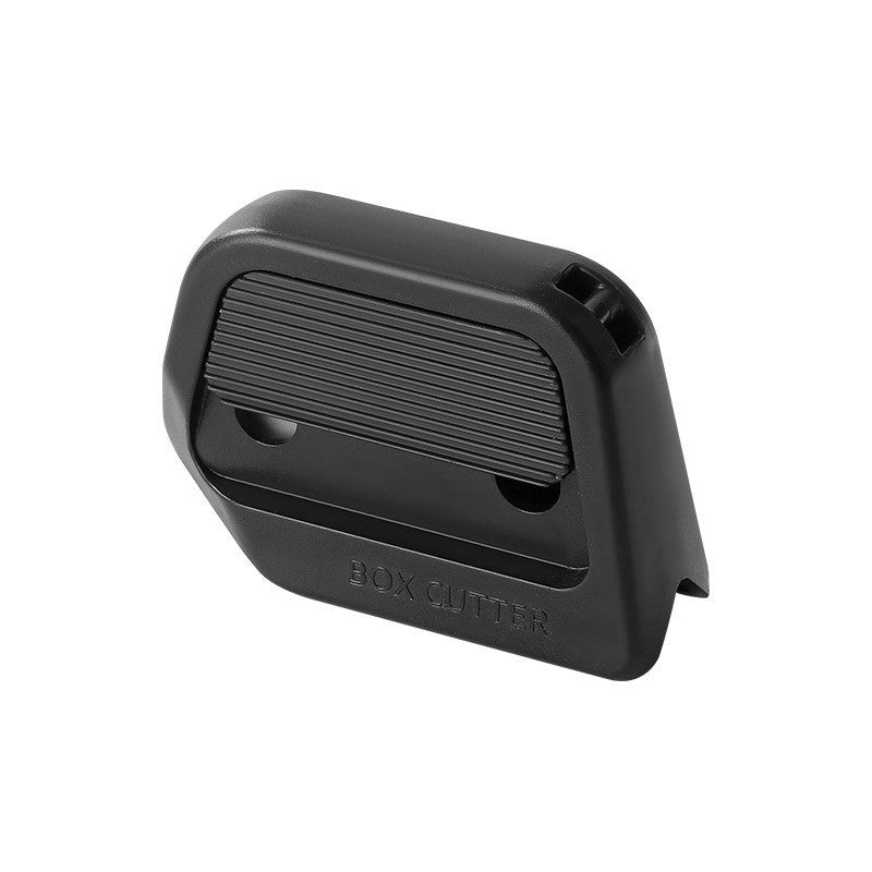 Cutter Portabil Universal, Lama Ceramica Autoretractabila, Magnet Integrat, Corp ABS Durabil, pentru Despachetare si Carton, 50 g, Negru
