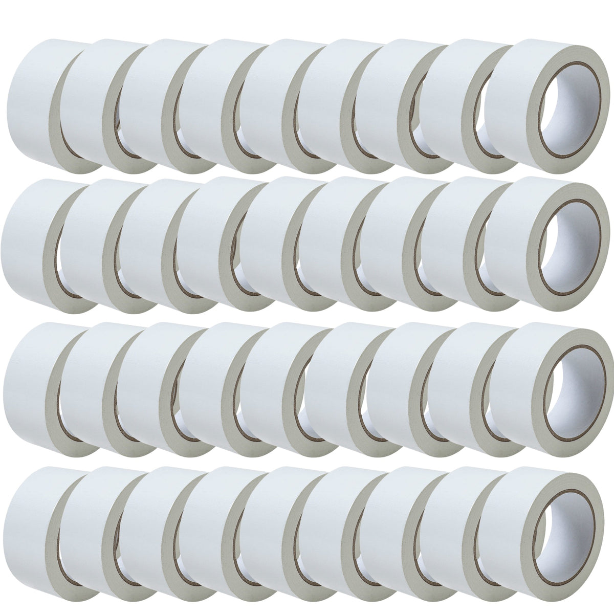 Banda Adeziva Low Noise pentru Ambalare Colete, Adeziv Acrilic Silentios, Material BOPP 28 Microni, 50 mm x 66 m, Alb, Set 36 Role