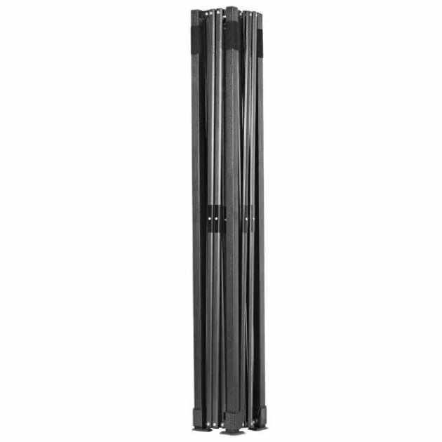 Cadru Metalic Cort Pavilion, Structura Pliabila Tip Armonica, Inaltime Reglabila, Metal Rezistent la Coroziune, Fara Prelata, 4.3 x 2.9 x 2.7 m, Negru