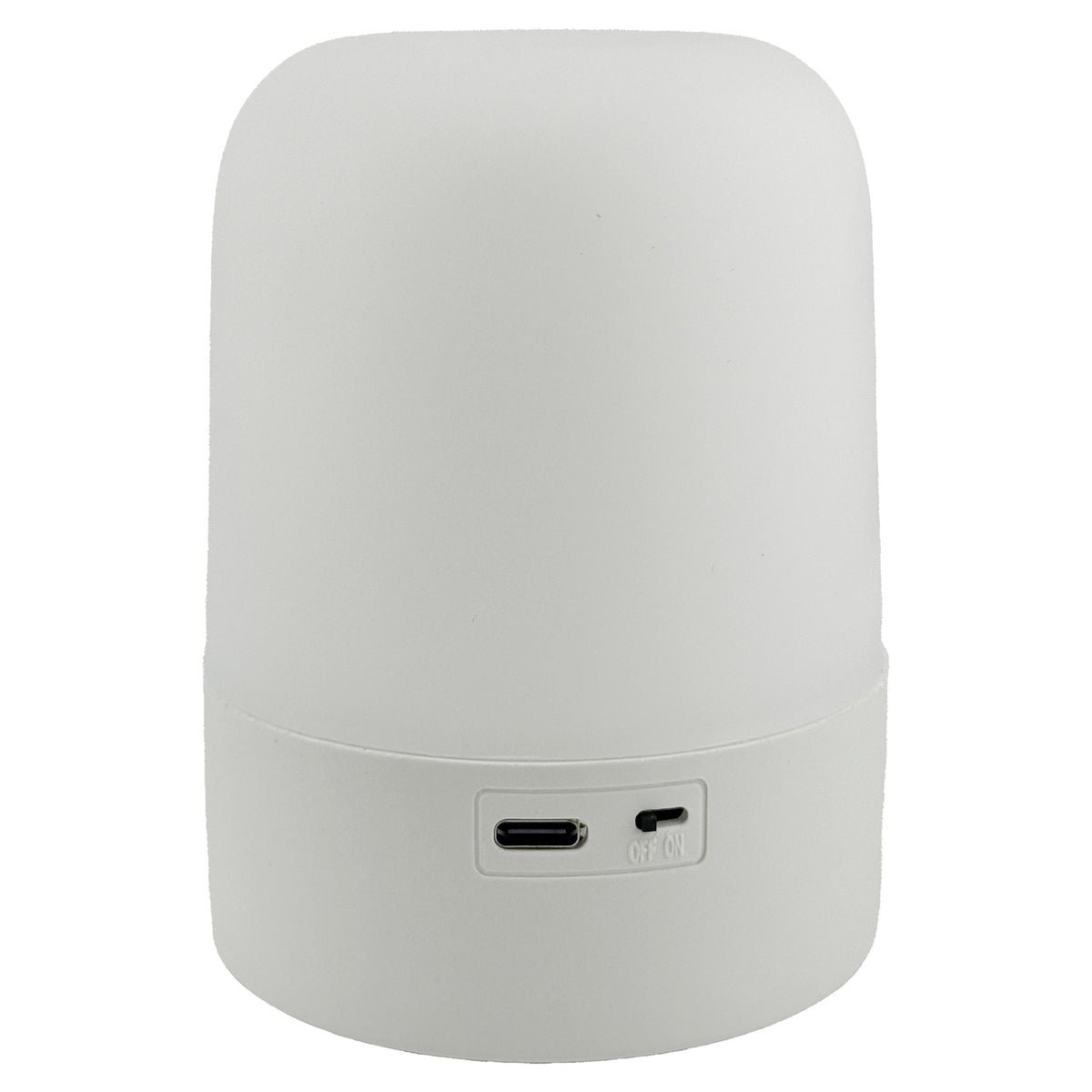 Lampa LED Reincarcabila cu Control Tactil, Lumina de Noapte pentru Copii si Dormitor, 16 Culori RGB si 3 Niveluri de Alb, Baza Magnetica, Acumulator 4500 mAh, Port USB-C, 11 x 8 x 8 cm, Alb