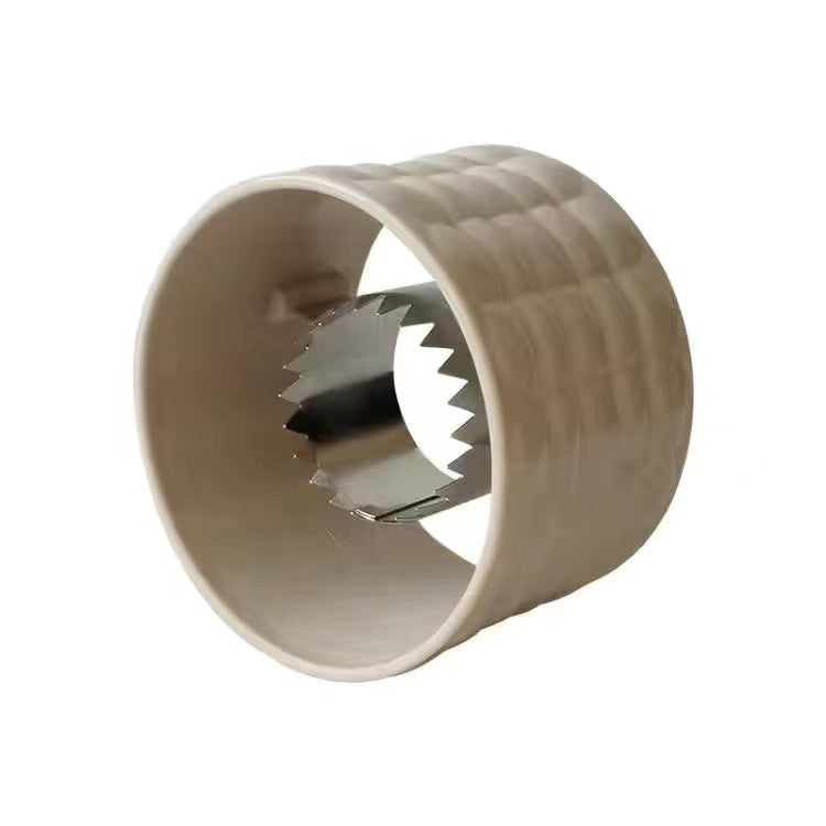 Ustensila pentru Curatare Porumb, Separator Boabe cu Sistem Rotativ, Otel Inoxidabil si Plastic ABS, Diametru 3.6 cm, Alb